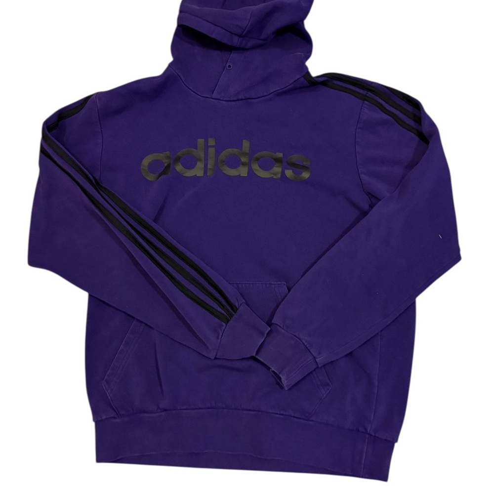 Adidas Violet Sweatshirt with Dark Accents - Picture 2 of 4